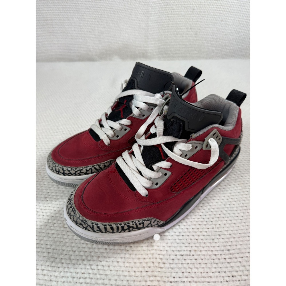 Jordan Spizike Gym Red Black White Elephant Print Sneakers 315371-603 Mens